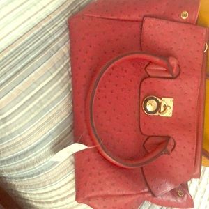 Beautiful Red Leather Bag